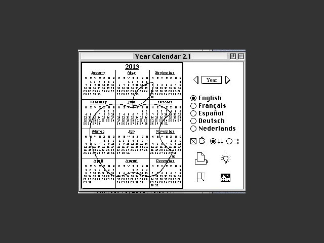 Year Calendar 2.1 (1994)