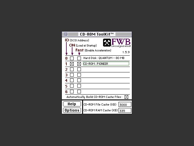 FWB CD-ROM Toolkit 1.5.9 (1994)
