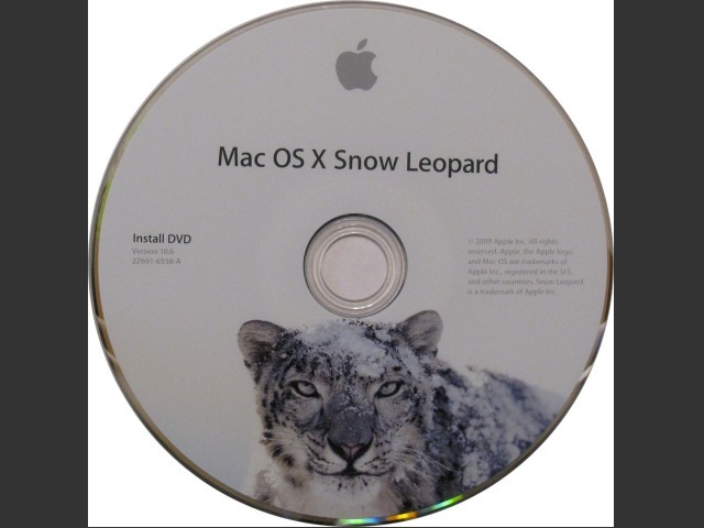 691-6558-A,2Z,Mac OS X Snow Leopard. v10.6. Install (DVD DL) (2009)