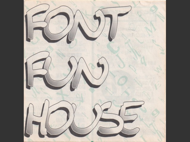 Font Fun House (1992)