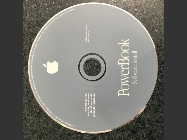 691-2459-A,,PowerBook Software Install. SSW v9.0.2 2000 (CD) (2000)