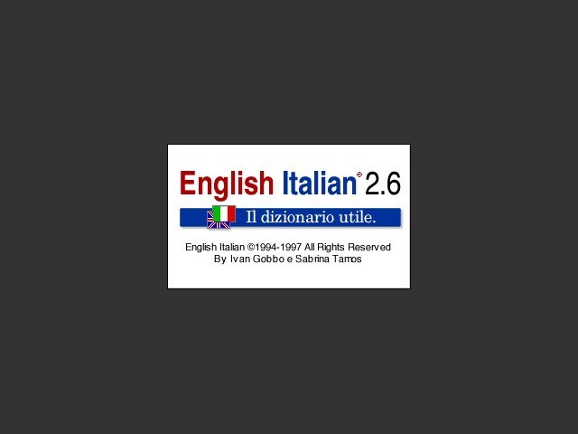 English Italian 2.x (1994)