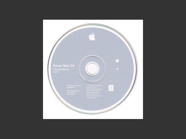 PowerMac G4 Software Restore Disc 