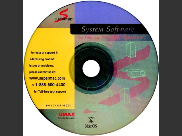 System 7.5.5 (SuperMac S900 & J700 Series) (CD) (1996)