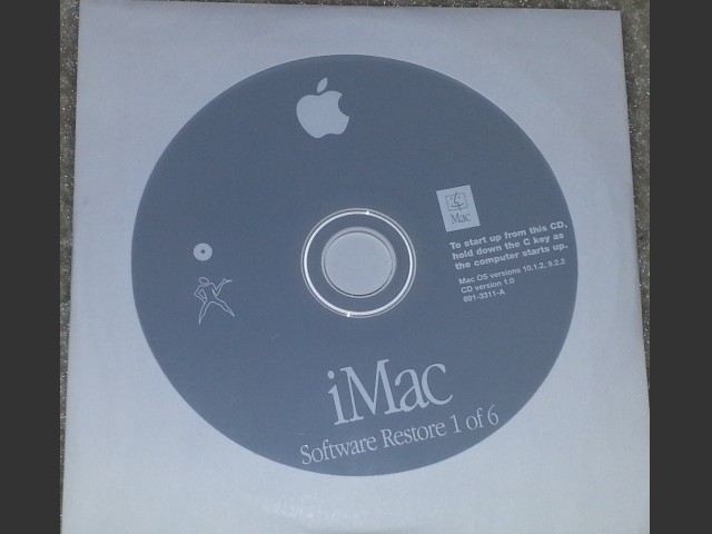 iMac G4 (2002) Software Install/Restore (8 CD set) Mac OS v10.1.2, v9.2.2 (2002)