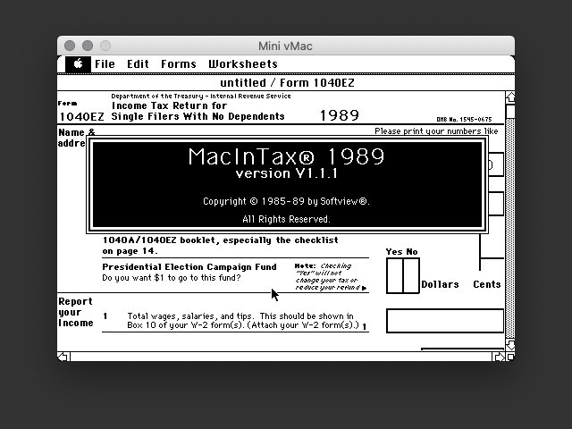 MacInTax 1989 (1989)