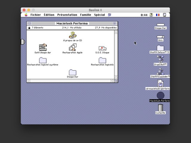 CD Macintosh Performa 5300 - Système 7.5.1 (1995)
