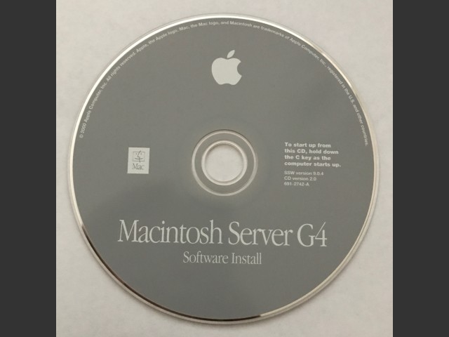 Mac OS 9.0.4 (Macintosh Server G4) (2000)