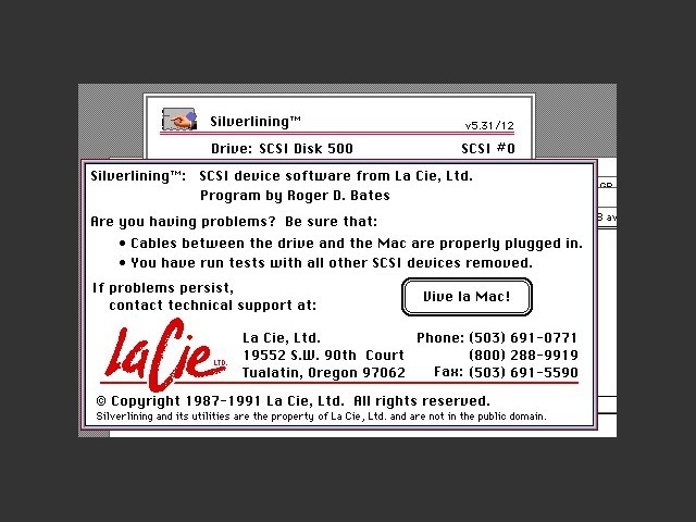 LaCie Silverlining 5.3.1 + more (1991)