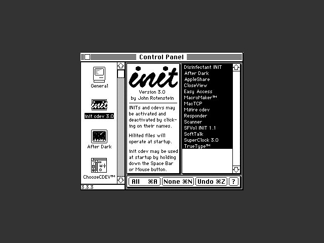 init cdev (1989)