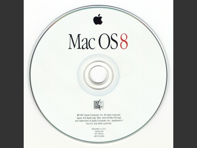 Another real Mac OS 8 CD 