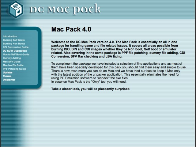 Mac Pack Dreamcast (2001)