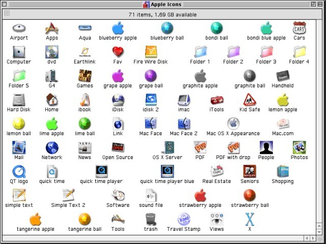 Random Apple icons (2000)