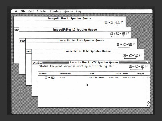 AppleShare Print Server 2.0 (1988)