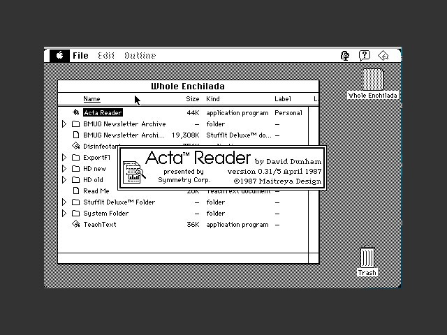 Acta Reader (1987)