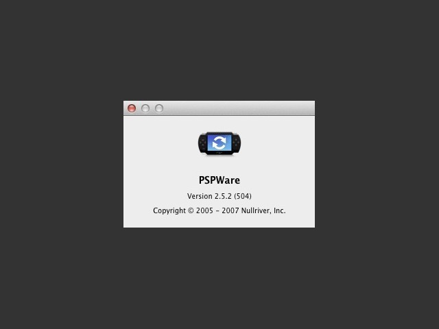 PSPware 2.5.2.504 (2007)