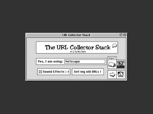 The URL Collector Stack (1995)