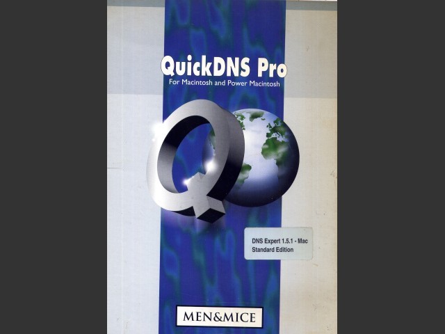 QuickDNS  Pro v 2.2.1 Front Cover 