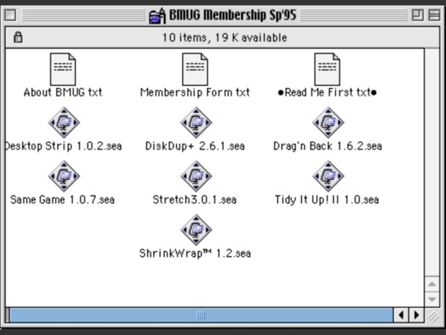 BMUG Spring 1995 Newsletter Shareware Disk (1995)