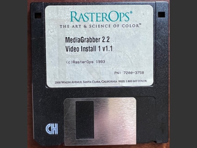 RasterOps Video Disk Set (1993)