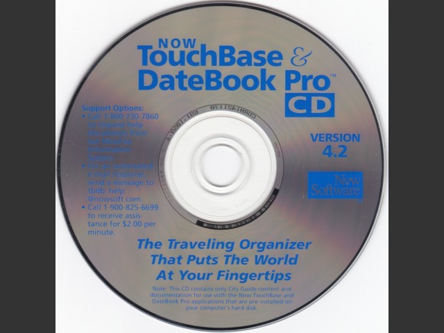NOW TouchBase & DateBook Pro CD Version 4.2 (1996)