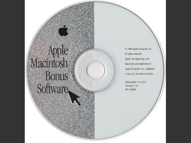 Apple Macintosh Bonus Software (Compilation CD-ROM) (1996)