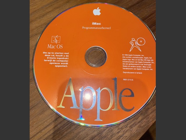 691-2114-A iMac Software Restore CD (Dutch) (1998)
