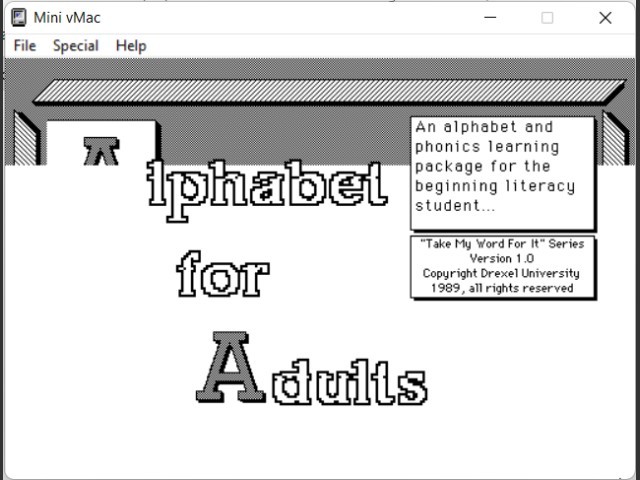 Alphabet for Adults (1989)