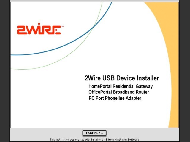 2Wire USB HomePortal Gateway & OfficePortal Router driver (2003)