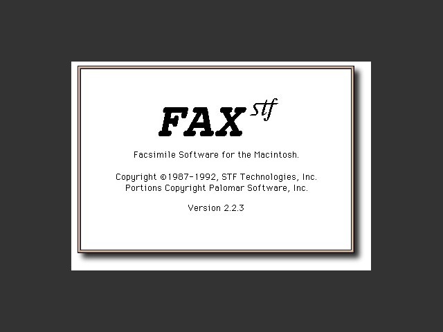 FAXstf 2.x (1992)