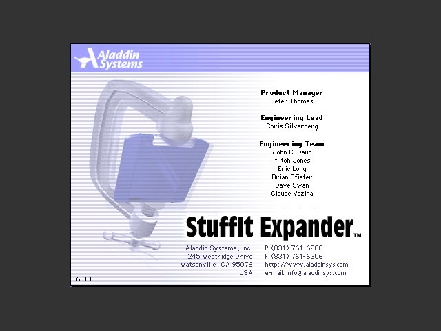 StuffIt Expander 6.0.1 and DropStuff 6.0.1 (2001)