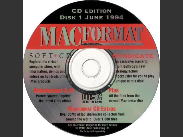 MacFormat 1994 Cover CDs (1994)