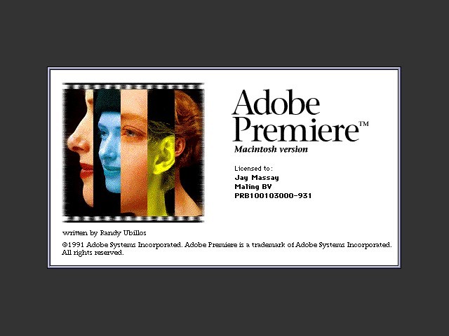 Adobe Premiere 1.0 and Version 2.1 LE (1991)