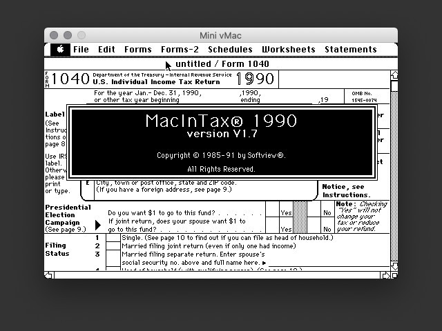 MacInTax 1990 (1991)