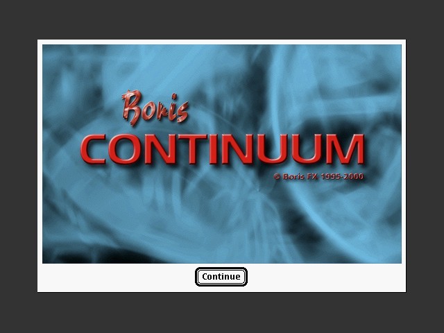 Boris Continuum 1.0 (2000)