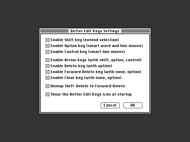 Better Edit Keys (1996)