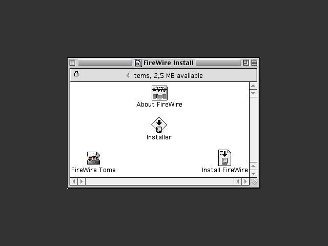 FireWire 2.3.3 disk contents 