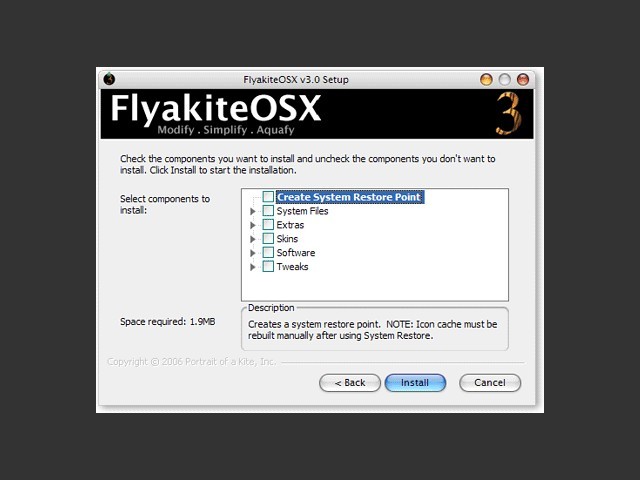 FlyakiteOSX (for Windows XP) (2006)