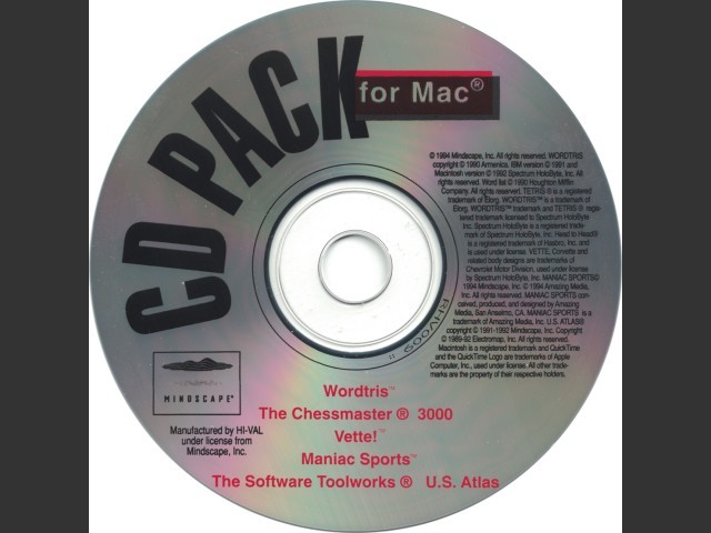 CD Pack for Mac (1994)