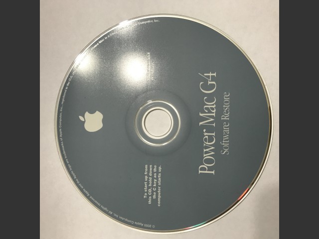 691-2500-A,,Power Mac G4. Install & Software Restore. SSW v9.0.2 2000 (CD) (2000)