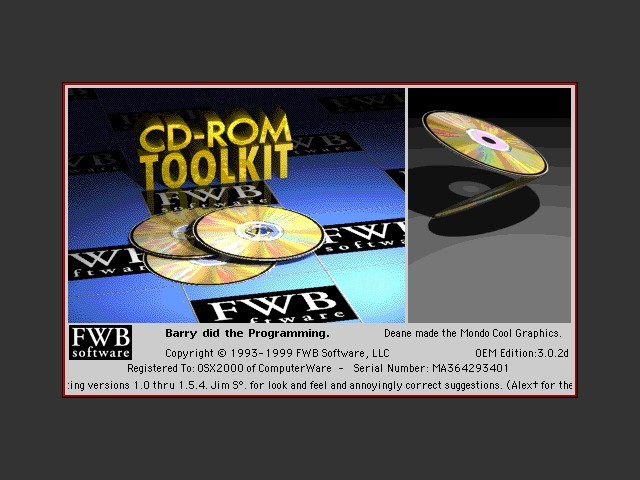 FWB CD-ROM ToolKit v3.0.2d (1999)