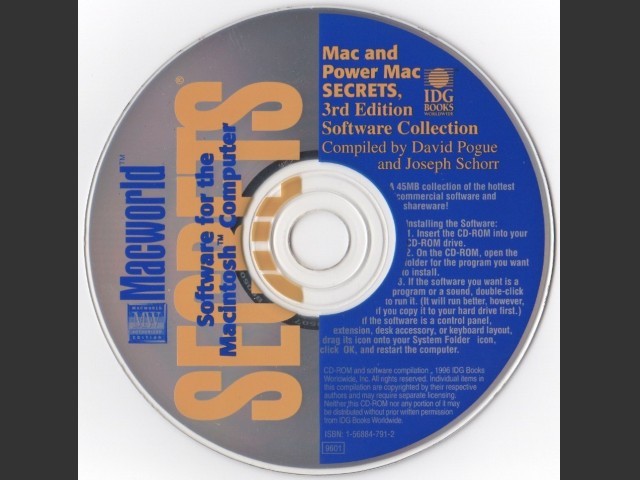 Macworld Mac SECRETS CD-ROMs (1996)