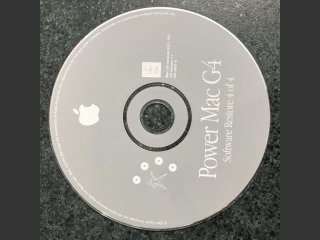 691-3391-A,,Power Mac G4. Install & Software Restore (4 CD set) Mac OS v9.2.1, v10.1.... (2002)