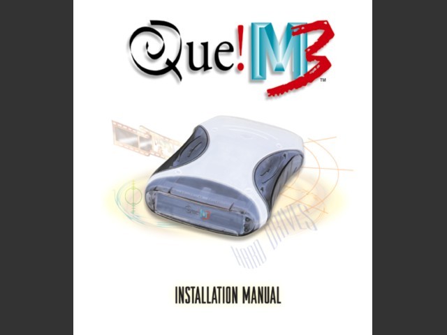 Que! M3 CD installation disk (2001)
