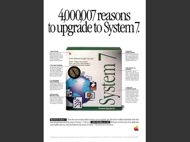 System 7 Advertisment 