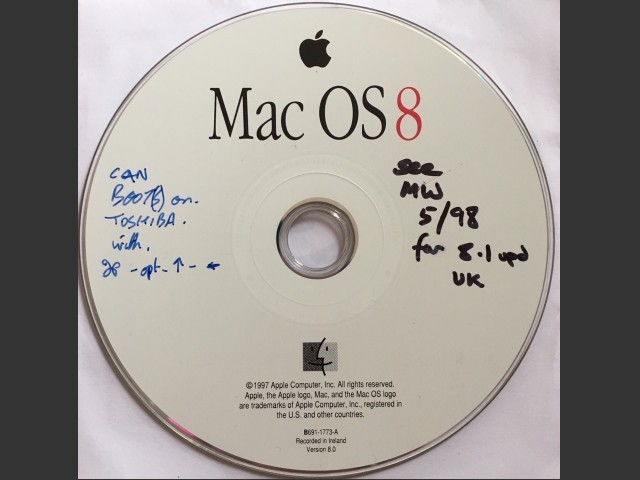Mac OS B1-8.0 (Beta) (1997)