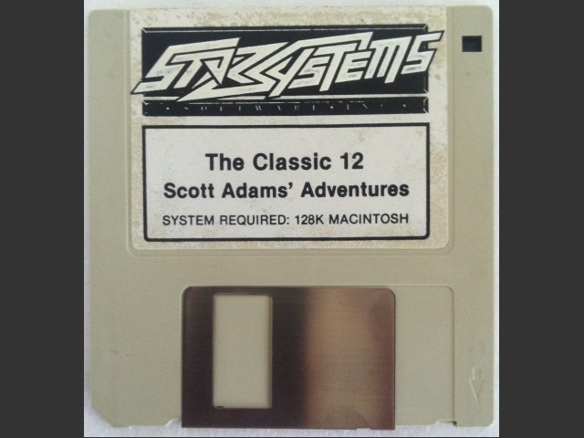 Classic 12 Scott Adams' Adventures disk - front side 
