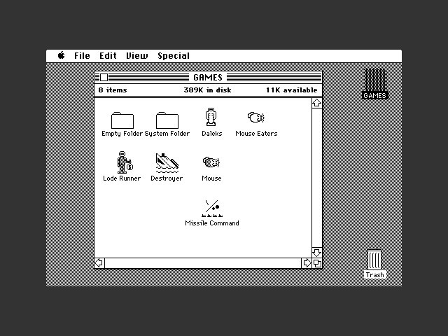 "Disk 5" - GAMES - Mac 87D9 (1984)