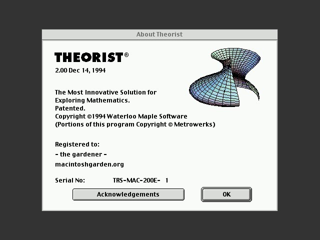 Theorist 2.0 (1994)