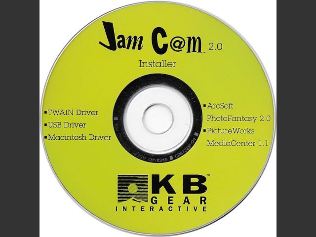 JamCam 2.0 Mac/Windows USB Driver CD (1998)